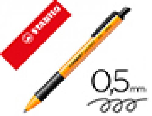 Esferografica stabilo pointball 0,5 mm cor preto , Stabilo , 72021 , 4006381436991